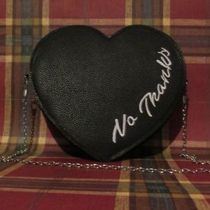 Black Heart chain purse